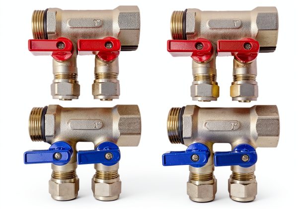 Fitting Store PEX Manifold 4 Loop Radiant Heating-3