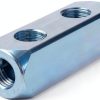 Beduan 2 Way 5 Ports Aluminum Manifold Fittings-0