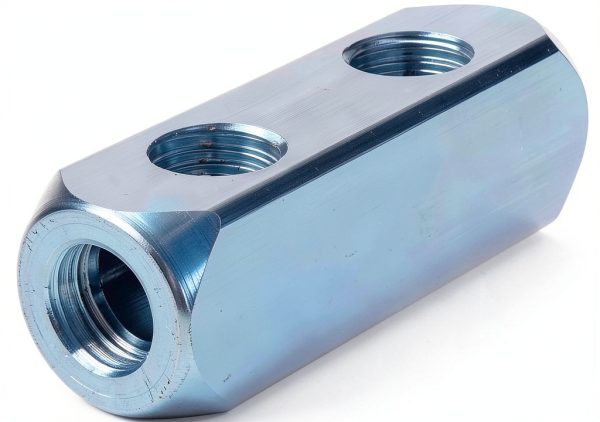 Beduan 2 Way 5 Ports Aluminum Manifold Fittings-0