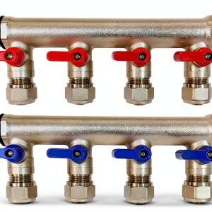 Fitting Store PEX Manifold 4 Loop Radiant Heating-0