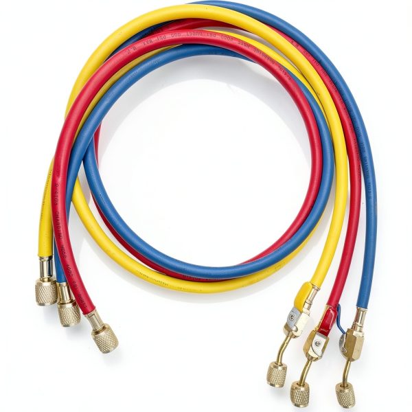 Yellow Jacket Manifold Fitting YJ60LL Brass Quick‑Connect 17.7" Length-1