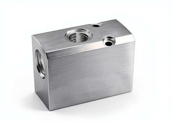 GASHER 5‑Way 7‑Port Aluminum Manifold Fitting NPT Threaded Silvery-5