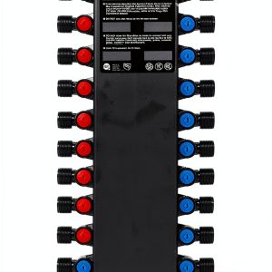 Viega 18 Port Black Plastic Manifold Adapter NPT 0.375"-0