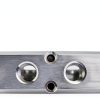 Qolekog Aluminum Air Manifold 2 Way 4 Port NPT Silver-2