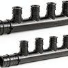 Efield PPSU PEX Manifold 4 Outlets Closed Pack of 2 Brass NPT-0