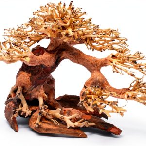 Ultum Nature Systems Bonsai – Handcrafted Driftwood for Aquarium, Tree Shape Aquarium Decor, Fish Tank Decorations, Terrarium Decor, Aquascaping Hardscape for Freshwater & Nano Tank - 021, X Small-0
