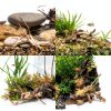 kathson Aquarium Driftwood Reptile Branches Wood Natural Spiderwood Driftwood for Aquarium 5-6" 11 Pcs Terrarium Ornament Trunk Fish Tank Log Habitat Decoration Tree Stump Decor Assorted Sizes Wood-4