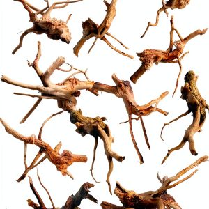 kathson Aquarium Driftwood Reptile Branches Wood Natural Spiderwood Driftwood for Aquarium 5-6" 11 Pcs Terrarium Ornament Trunk Fish Tank Log Habitat Decoration Tree Stump Decor Assorted Sizes Wood-0
