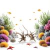 Aquarium Driftwood Branches Tustao Wood Décor Fish Tank 8-10cm-0