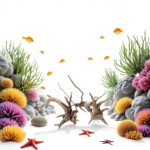 Aquarium Driftwood Branches Tustao Wood Décor Fish Tank 8-10cm-0