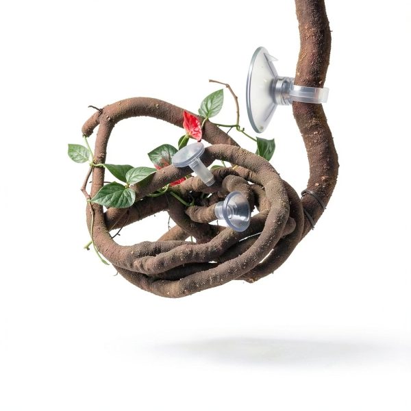 Spider Wood for Aquarium by kathson Driftwood with Bendable Vine-5