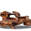 4-Piece Aquarium Driftwood Set - Natural Wood Decorations for Fish Tanks | Solid Reptile Branches, Ideal for Small Fish Hiding & Habitat Enhancement-1