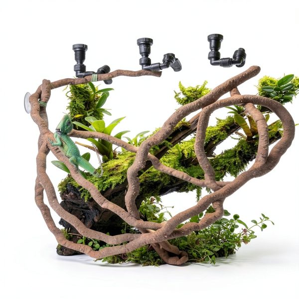 Spider Wood for Aquarium by kathson Driftwood with Bendable Vine-3