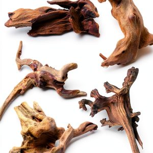 Tfwadmx 5PCS Aquarium Driftwood Branches 4''-7.8'' Reptiles Trunk Natural Wood Fish Tank Decoration Plant Stump Ornament Decor Assorted-0