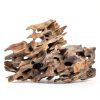 4-Piece Aquarium Driftwood Set - Natural Wood Decorations for Fish Tanks | Solid Reptile Branches, Ideal for Small Fish Hiding & Habitat Enhancement-2