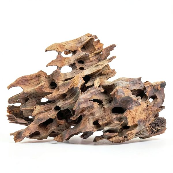 4-Piece Aquarium Driftwood Set - Natural Wood Decorations for Fish Tanks | Solid Reptile Branches, Ideal for Small Fish Hiding & Habitat Enhancement-2