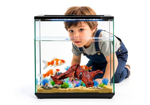 Natural Driftwood Aquarium Décor EFFIELER 7‑11 Inch 3‑Pack Mopani Wood-3