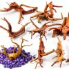 Natural Driftwood 8-Piece Set Vmiapxo Aquarium Décor Spider Wood 4‑6″-0