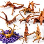 Natural Driftwood 8-Piece Set Vmiapxo Aquarium Décor Spider Wood 4‑6″-0